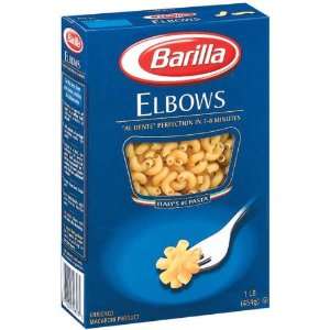 Barilla Elbows Pasta 16 oz (Pack of 16)  Grocery & Gourmet 
