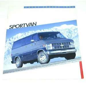   1986 86 Chevrolet SPORTVAN Van BROCHURE G10 G20 G30 