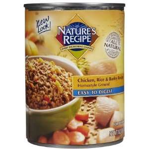 Natures Recipe Easy to Digest Cuts   Chicken, Rice & Barley   12 x 13 