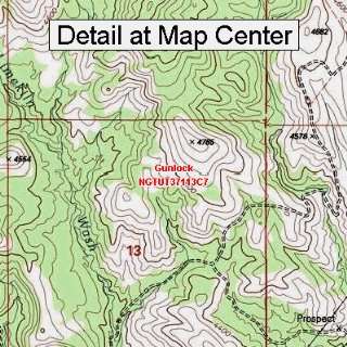   Quadrangle Map   Gunlock, Utah (Folded/Waterproof)