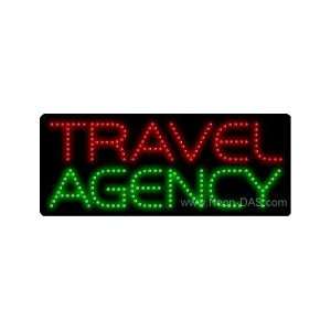 Travel Agency LED Sign 11 x 27