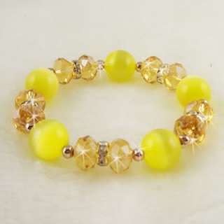Marvelous girl gift yellow OPAL beads bracelet BR10  