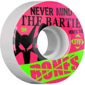  Bones Bartie STF Bullocks 54mm Skateboard Wheels (Set Of 4 
