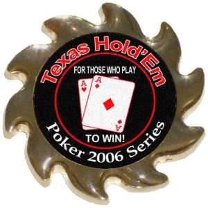  Solid Brass Card Covers/Spinners for Poker Games Sports 