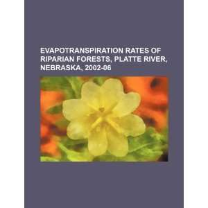  Evapotranspiration rates of riparian forests, Platte River 