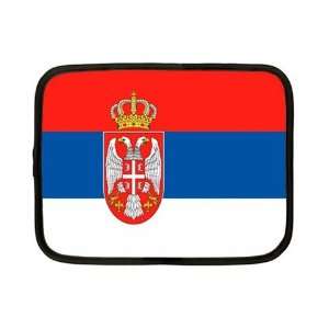  Serbia Flag Neoprene Ipad Tablet Laptop Netbook Kindle 