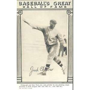 Jack Chesbro 1948 Vintage Exhibit Card NY Yankees HOF   Sports 