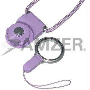    Amzer Detachable Cell Phone Neck Lanyard   Purple Electronics