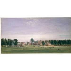   32 x 16 inches   Buckingham House From The Green Park