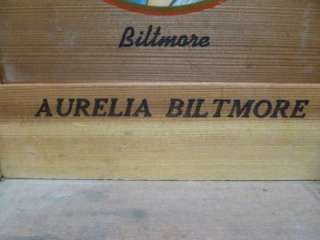 Aurelia Biltmore Co. Wooden Cigar Box W46  