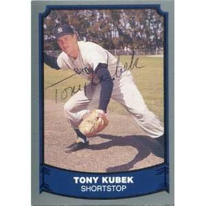  Tony Kubek Autographed/Signed 1988 Pacific Trading Card 