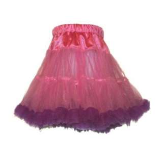   Toddler Girls Pink Purple Full Ruffled Tutu Skirt Clothing