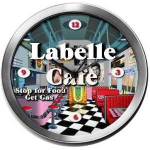  LABELLE 14 Inch Cafe Metal Clock Quartz Movement Kitchen 