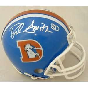Rod Smith Autographed Denver Broncos Mini Helmet