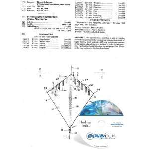  NEW Patent CD for BATTENED KITE CONSTRUCTION Everything 