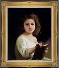 Framed Hand Painted Oil Painting Repro Bouguereau LInnocence  
