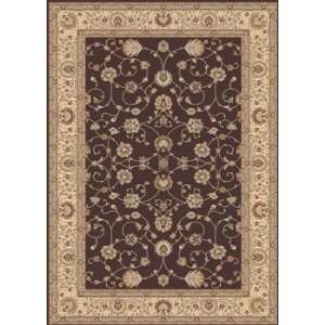 Home Dynamix Area Rugs   Crystal Viscose   N037X BROWN IVORY 2ft2in x 