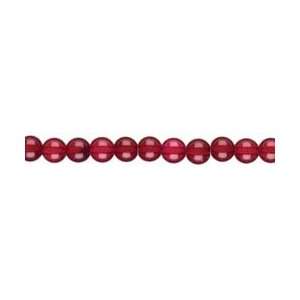   Beads Round 6mm 85/Pkg Red BB85 2401; 3 Items/Order