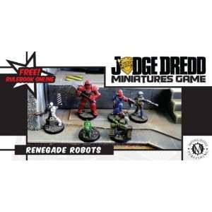    Judge Dredd 28mm Miniatures Renegade Robots Box Set Toys & Games