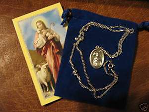 St. Theresa of Avila, Saint Medal with 24 Inch Necklace  