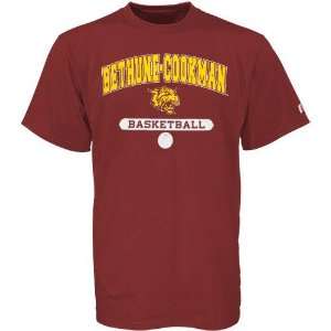 Russell Bethune Cookman Wildcats Maroon Basketball T shirt  