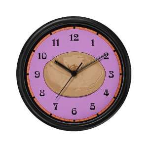  Bagel Funny Wall Clock by 