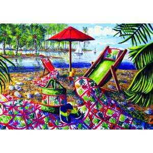 Beach Retreat 500pc Jigsaw Puzzle by Diane Phalen
