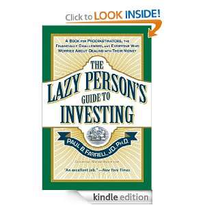 The Lazy Persons Guide to Investing A Book for Procrastinators, the 