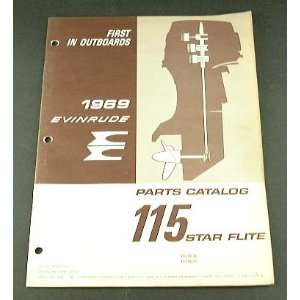    1969 69 EVINRUDE 115 STAR FLITE Boat PARTS Catalog 