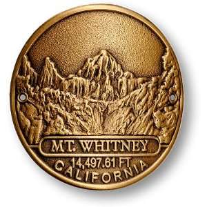 Mount Whitney Hiking Stick Medallion