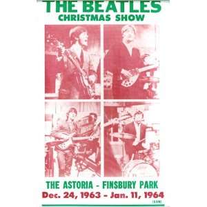  The Beatles Christmas Show 14 X 22 Vintage Style Concert 