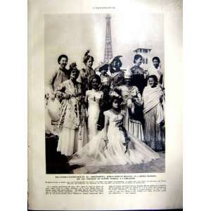  Beauty Pageant French Empire Berne Flowers 1937