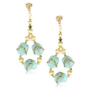  TARINA TARANTINO Topkapi Cleopatra Earrings in Turquoise 