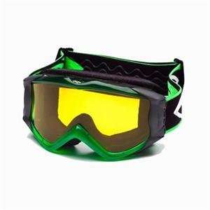  Smith Top Fuel Goggles     /Smoke/Green w/Yellow Lens 