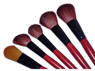 Pro Red 29pcs Goat Makeup/Cosmetic Brushes Set B41  