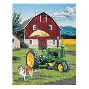   Deere Air Conditioned A Tractor Retro Vintage Tin Sign