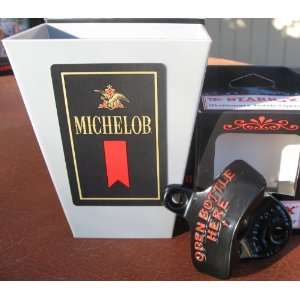  Michelob Beer Card / Bottle Cap Catcher and Bottle Opener 