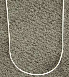 Solid Sterling Silver Snake 1mm Necklace Chain Italian 925 Italy 