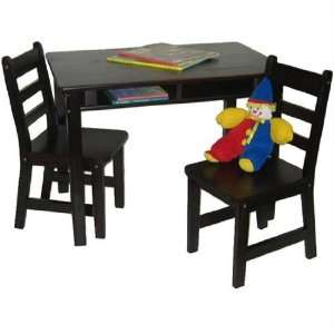  Rectangular Child Table and Chairs by Lipper Toys & Games