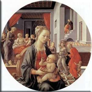   Virgin 16x16 Streched Canvas Art by Lippi, Filippino