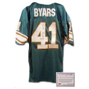  Keith Byars Miami Dolphins NFL Hand Signed Authentic Style 