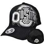 NCAA Ohio State Buckeyes Top of the World Black White Flex Stretch Fit 