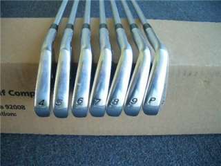 TaylorMade Tour Preferred MB Forged 4 PW KBS tour c taper shafts 