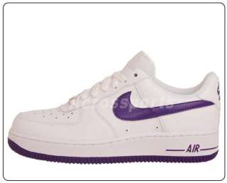Nike Wmns Air Force 1 07 White Purple 2011 Casual Shoes  