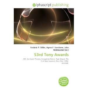  53rd Tony Awards (9786134058179) Books