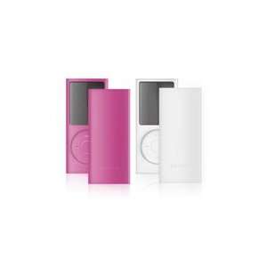  Belkin Simple Silicone Sleeve 2 Pack For Ipod Nano 4g Pink 