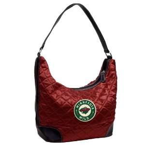  NHL Minnesota Wild Team Color Quilted Hobo Sports 
