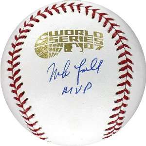  Mike Lowell 2007 WS Baseball w/ MVP Insc. Sports 