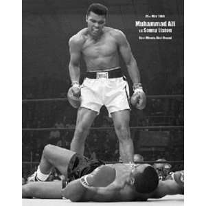  Muhammad Ali First Round Knockout Boxing Sports Poster 16 