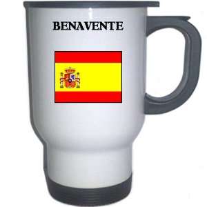  Spain (Espana)   BENAVENTE White Stainless Steel Mug 